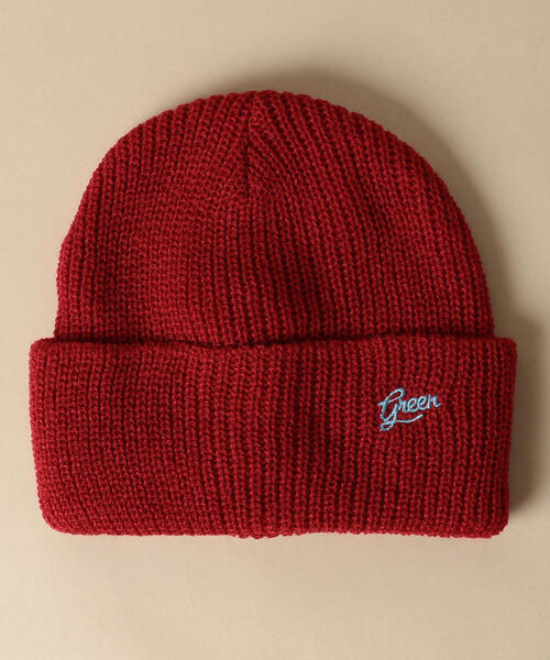 green label relaxing（グリーンレーベルリラクシング）の「GLR ソリッドワッチ（ニットキャップ/ビーニー・キッズ・ケリー/コバルトブルー/ネイビー/ピンク/ブラック/レッド/ホワイト・FREE）」の7枚目の写真