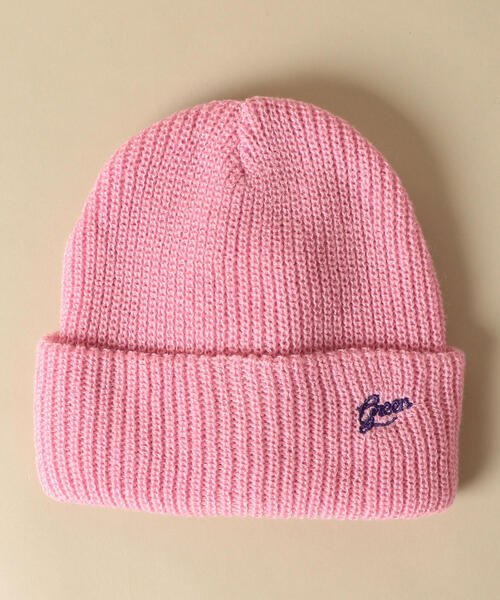 green label relaxing（グリーンレーベルリラクシング）の「GLR ソリッドワッチ（ニットキャップ/ビーニー・キッズ・ケリー/コバルトブルー/ネイビー/ピンク/ブラック/レッド/ホワイト・FREE）」の6枚目の写真