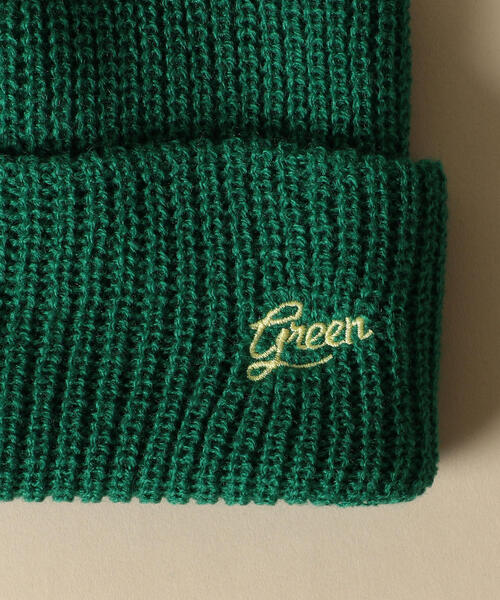 green label relaxing（グリーンレーベルリラクシング）の「GLR ソリッドワッチ（ニットキャップ/ビーニー・キッズ・ケリー/コバルトブルー/ネイビー/ピンク/ブラック/レッド/ホワイト・FREE）」の9枚目の写真