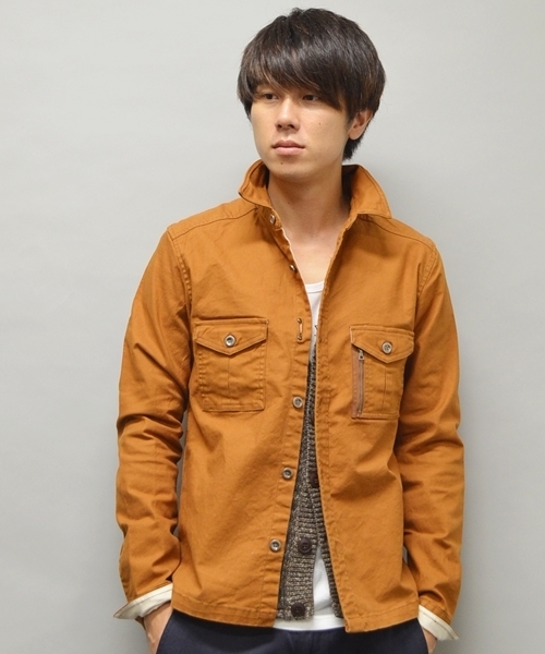 SHIPS JET BLUE(シップスジェットブルー)の「JB: BDUスキニーシャツ 13AW(シャツ/ブラウス・メンズ・ブラック/オレンジ/オリーブ・SMALL/MEDIUM/LARGE/X-LARGE)」の3枚目の写真