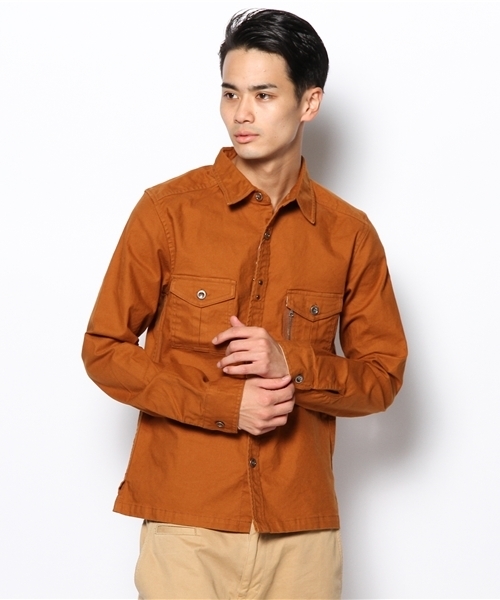 SHIPS JET BLUE(シップスジェットブルー)の「JB: BDUスキニーシャツ 13AW(シャツ/ブラウス・メンズ・ブラック/オレンジ/オリーブ・SMALL/MEDIUM/LARGE/X-LARGE)」の11枚目の写真