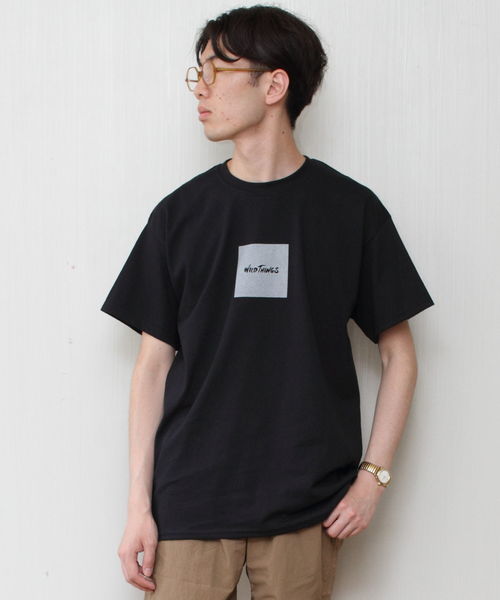 WILD THINGS（ワイルドシングス）の「WILDTHINGS / ワイルドシングス プリントTシャツ（Tシャツ/カットソー・メンズ・ホワイト/ブラック・M/L）」の8枚目の写真