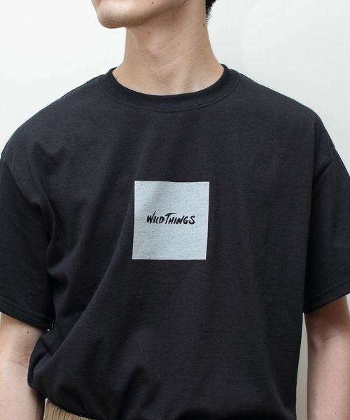 WILD THINGS（ワイルドシングス）の「WILDTHINGS / ワイルドシングス プリントTシャツ（Tシャツ/カットソー・メンズ・ホワイト/ブラック・M/L）」の7枚目の写真
