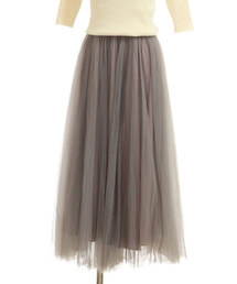 lissi Boutique | チュールロングスカート(スカート)