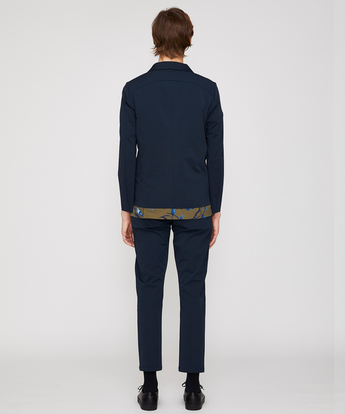 ATTACHMENT(アタッチメント)の「【ATTACHMENT】マットストレッチジャージ3BJKT(テーラードジャケット・メンズ・ブラック/ダークグリーン・1/2)」の17枚目の写真