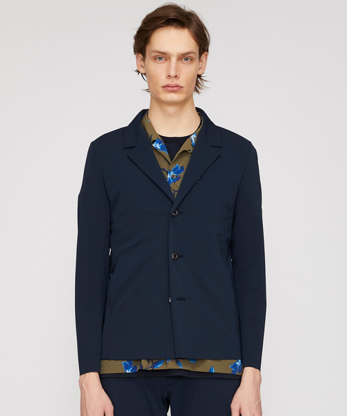 ATTACHMENT(アタッチメント)の「【ATTACHMENT】マットストレッチジャージ3BJKT(テーラードジャケット・メンズ・ブラック/ダークグリーン・1/2)」の16枚目の写真