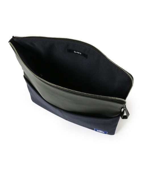 SHIPS（シップス）の「SC: Herdmans リネン ヘリンボーン クラッチバッグ（クラッチバッグ・メンズ・ベージュ/ブルー/ネイビー・ONE SIZE）」の8枚目の写真