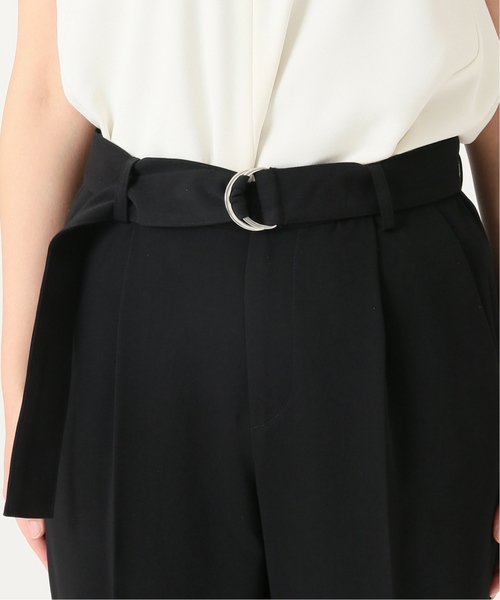 SLOBE IENA（スローブイエナ）の「Vネックブラウス×テーパードパンツセットアップ◆（その他パンツ・レディース・ブラック/ベージュ/ネイビー・36/38/40/S36/T38）」の16枚目の写真