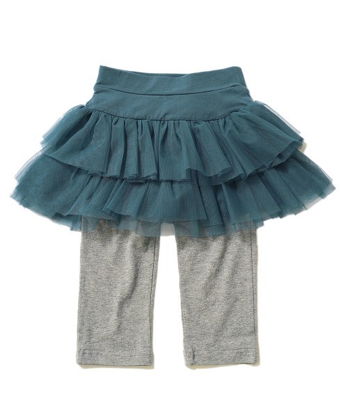 devirock(デビロック)の「6分丈2段チュチュスカッツ(スカート・キッズ・ブラック/ネイビー/ラベンダー/ライトパープル/スモークピンク・110cm/100cm/120cm/130cm/140cm/90cm/95cm/80cm)」の11枚目の写真