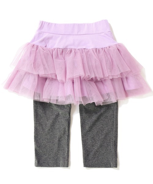 devirock(デビロック)の「6分丈2段チュチュスカッツ(スカート・キッズ・ブラック/ネイビー/ラベンダー/ライトパープル/スモークピンク・110cm/100cm/120cm/130cm/140cm/90cm/95cm/80cm)」の10枚目の写真