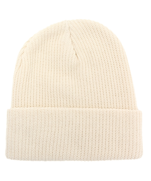 ROSE BUD（ローズバッド）の「(NY HAT)4511 COTTON CUFF CAP（ニットキャップ/ビーニー・レディース・ブラック/グレー/ナチュラル・ONE SIZE）」の7枚目の写真