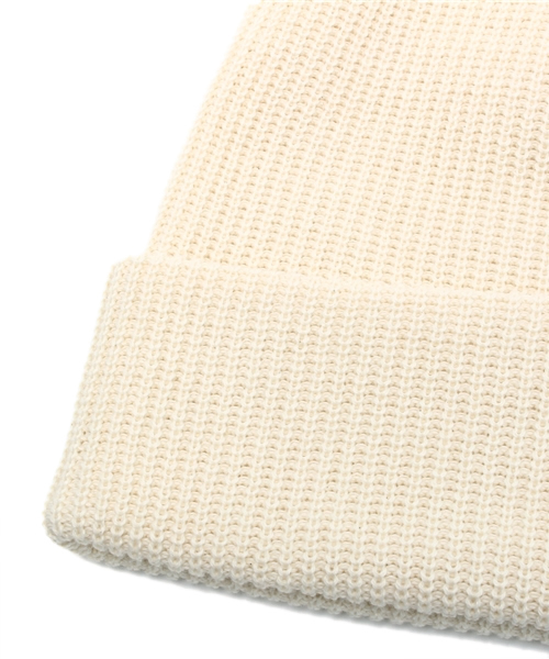 ROSE BUD（ローズバッド）の「(NY HAT)4511 COTTON CUFF CAP（ニットキャップ/ビーニー・レディース・ブラック/グレー/ナチュラル・ONE SIZE）」の6枚目の写真