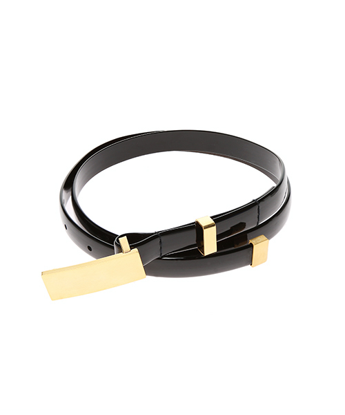 mame(マメ)の「BELT(ベルト・レディース・ブラック/クリア・1)」の1枚目の写真