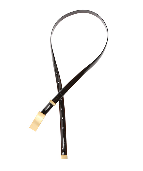 mame(マメ)の「BELT(ベルト・レディース・ブラック/クリア・1)」の5枚目の写真