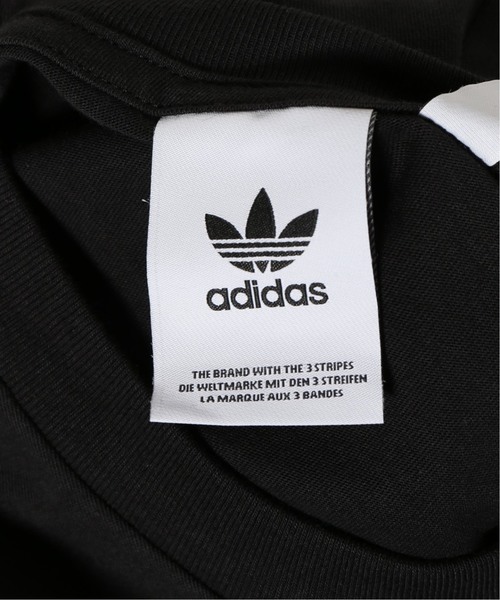 adidas(アディダス)の「adidas / アディダス MINI EMB TEE SUPERSTAR(Tシャツ/カットソー・メンズ・ブラック・SMALL/MEDIUM/LARGE)」の4枚目の写真