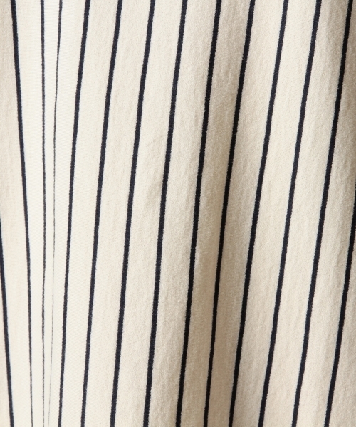 BEAUTY&YOUTH UNITED ARROWS（ビューティーアンドユースユナイテッドアローズ）の「BYSF ストライプ ヤッコワンピース ◆（ワンピース・レディース・オフホワイト/イエロー/ネイビー・フリー）」の8枚目の写真