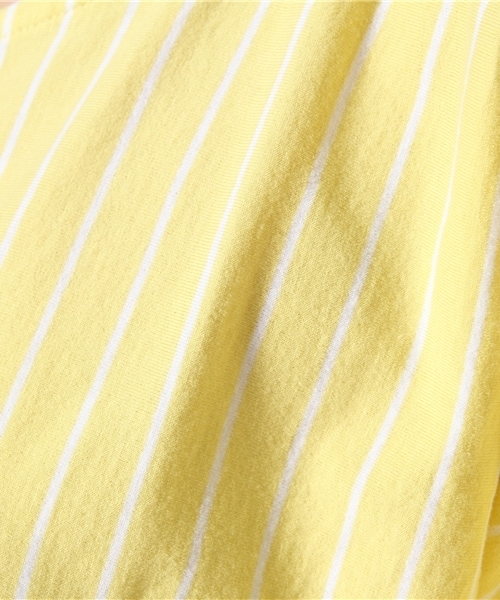 BEAUTY&YOUTH UNITED ARROWS（ビューティーアンドユースユナイテッドアローズ）の「BYSF ストライプ ヤッコワンピース ◆（ワンピース・レディース・オフホワイト/イエロー/ネイビー・フリー）」の10枚目の写真