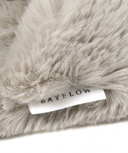 BAYFLOW（ベイフロー）の「BFファークロスルームスリッパ（ルームシューズ/スリッパ・レディース・グレー/カーキ・LARGE/MEDIUM）」の10枚目の写真