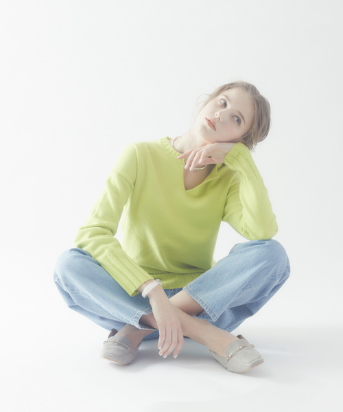 PICHE ABAHOUSE（ピシェ アバハウス）の「バブーシュ ビットモカ スクエアトゥ ローファー（ローファー・レディース・ブラック/グレー/ブラウン/マスタード・34/35/36/37/38/39/40）」の18枚目の写真