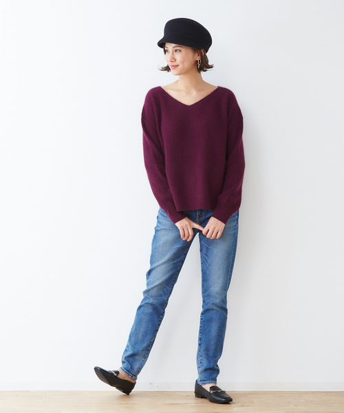 PICHE ABAHOUSE（ピシェ アバハウス）の「バブーシュ ビットモカ スクエアトゥ ローファー（ローファー・レディース・ブラック/グレー/ブラウン/マスタード・34/35/36/37/38/39/40）」の14枚目の写真