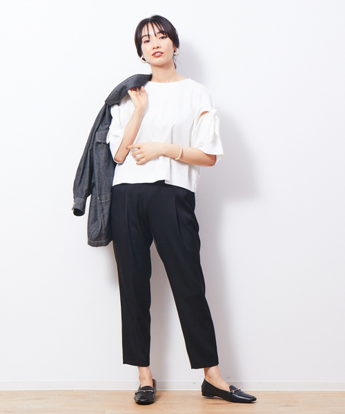 PICHE ABAHOUSE（ピシェ アバハウス）の「バブーシュ ビットモカ スクエアトゥ ローファー（ローファー・レディース・ブラック/グレー/ブラウン/マスタード・34/35/36/37/38/39/40）」の13枚目の写真