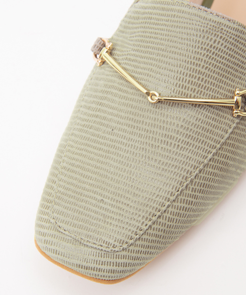 PICHE ABAHOUSE（ピシェ アバハウス）の「バブーシュ ビットモカ スクエアトゥ ローファー（ローファー・レディース・ブラック/グレー/ブラウン/マスタード・34/35/36/37/38/39/40）」の7枚目の写真