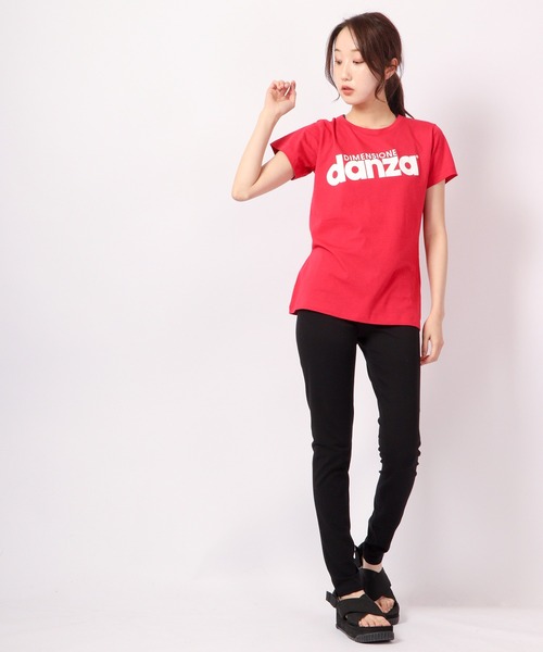 DIMENSIONE danza（ディメンシオーネ ダンツァ）の「フロントロゴTシャツ（Tシャツ/カットソー・レディース・ブラック/レッド/ホワイト・MEDIUM/SMALL）」の17枚目の写真