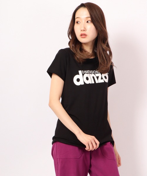 DIMENSIONE danza（ディメンシオーネ ダンツァ）の「フロントロゴTシャツ（Tシャツ/カットソー・レディース・ブラック/レッド/ホワイト・MEDIUM/SMALL）」の10枚目の写真