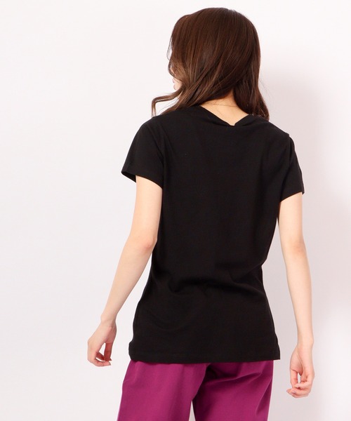 DIMENSIONE danza（ディメンシオーネ ダンツァ）の「フロントロゴTシャツ（Tシャツ/カットソー・レディース・ブラック/レッド/ホワイト・MEDIUM/SMALL）」の11枚目の写真