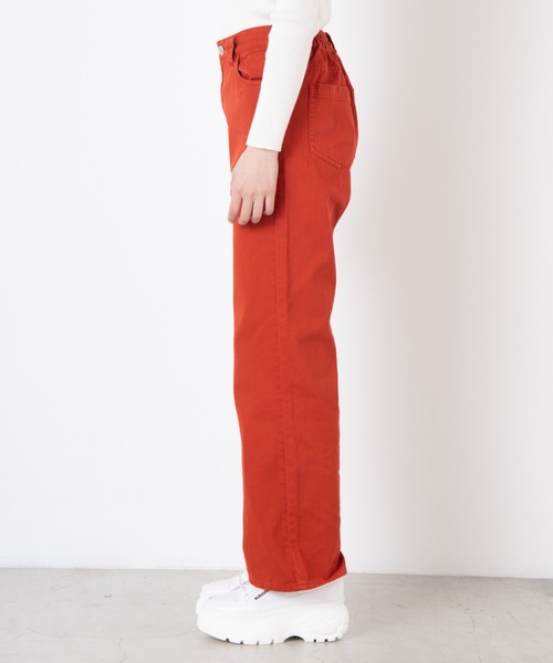 WEGO(ウィゴー)の「WEGO/カラーワイドルーズパンツ(スラックス・レディース・ブラック/パープル/オレンジ/ブルー・FREE)」の18枚目の写真