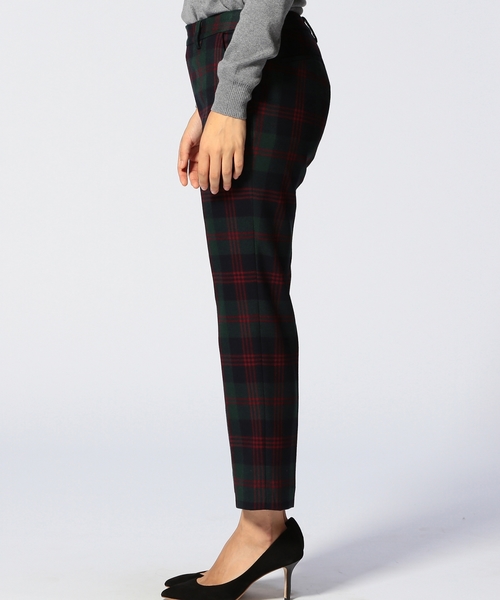 UNITED ARROWS(ユナイテッドアローズ)の「○UAB W/PU チェック パンツ ◆(スラックス・レディース・ネイビー/ブラック・36/40/38/34)」の8枚目の写真