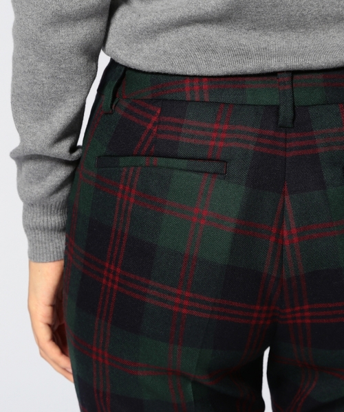 UNITED ARROWS(ユナイテッドアローズ)の「○UAB W/PU チェック パンツ ◆(スラックス・レディース・ネイビー/ブラック・36/40/38/34)」の11枚目の写真