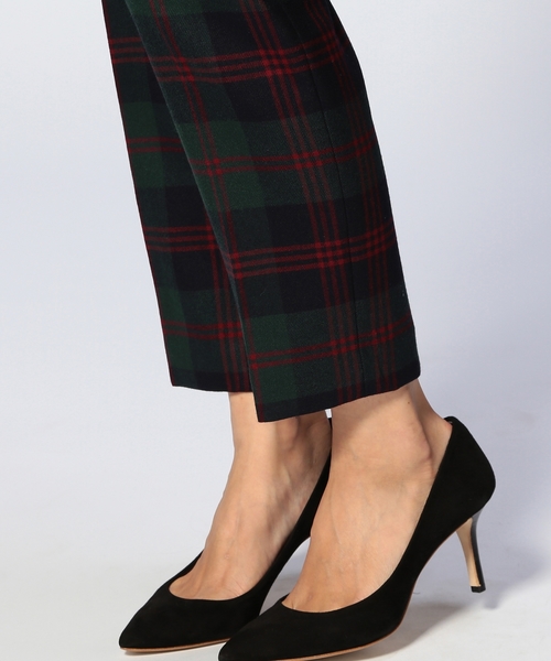 UNITED ARROWS(ユナイテッドアローズ)の「○UAB W/PU チェック パンツ ◆(スラックス・レディース・ネイビー/ブラック・36/40/38/34)」の12枚目の写真