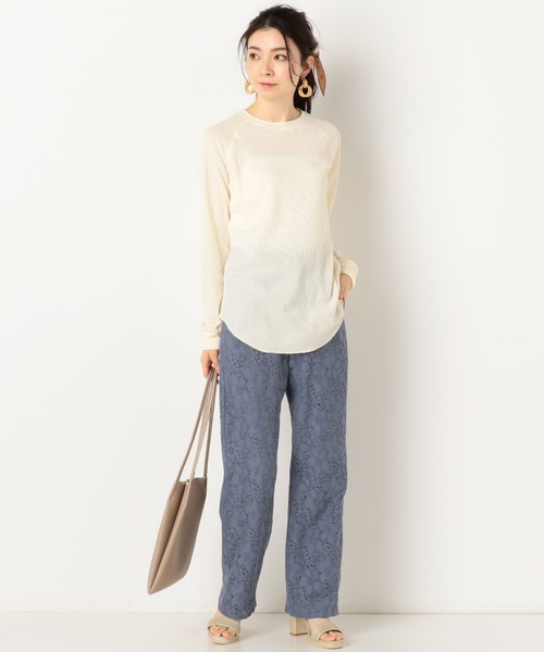 archives（アルシーヴ）の「レースストレートフレアパンツ（その他パンツ・レディース・ブラック/オフホワイト/ブルー・MEDIUM）」の15枚目の写真