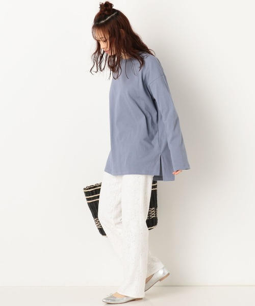 archives（アルシーヴ）の「レースストレートフレアパンツ（その他パンツ・レディース・ブラック/オフホワイト/ブルー・MEDIUM）」の18枚目の写真