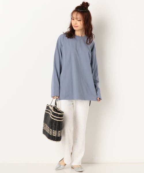 archives（アルシーヴ）の「レースストレートフレアパンツ（その他パンツ・レディース・ブラック/オフホワイト/ブルー・MEDIUM）」の19枚目の写真