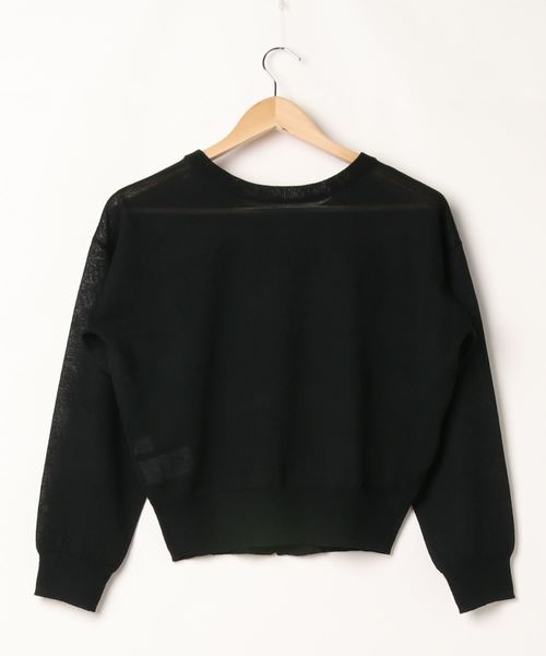 B.C STOCK(ベーセーストック)の「2WAYシースルーカーディガン(カーディガン/ボレロ・レディース・ホワイト/パープル/キャメル/ブラック・FREE)」の14枚目の写真