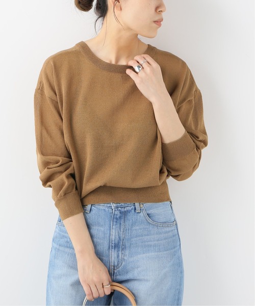 B.C STOCK(ベーセーストック)の「2WAYシースルーカーディガン(カーディガン/ボレロ・レディース・ホワイト/パープル/キャメル/ブラック・FREE)」の4枚目の写真