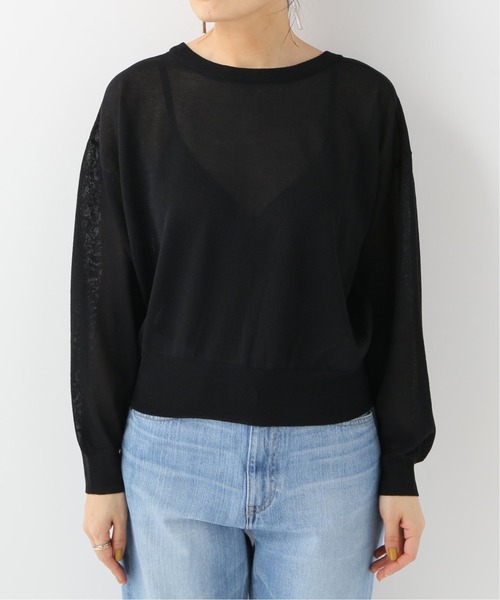 B.C STOCK(ベーセーストック)の「2WAYシースルーカーディガン(カーディガン/ボレロ・レディース・ホワイト/パープル/キャメル/ブラック・FREE)」の18枚目の写真
