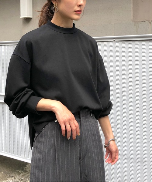 &g'aime（アンジェム）の「【&g'aime】ボリュームスリーブトップス（スウェット・レディース・ホワイト/ブラック/ダークブラウン・FREE）」の20枚目の写真