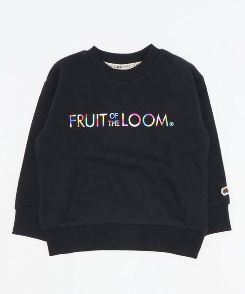 FRUIT OF THE LOOM（フルーツオブザルーム）の「キッズ ホイルプリントスウェットシャツ / 長袖 / スウェット / 前面 / ロゴ / プリント / ユニセックス（スウェット・キッズ・ブラック/グレー/ホワイト・90-100cm/110-120cm/130-140cm）」の19枚目の写真