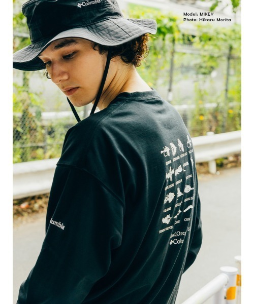 Columbia（コロンビア）の「Columbia Imperial ParkロンT PM0201（Tシャツ/カットソー・メンズ・ベージュ/ホワイト/ブラック・L/XL/M）」の2枚目の写真