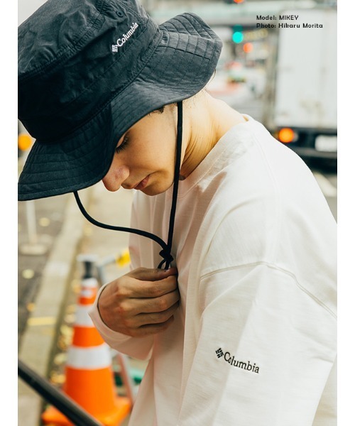 Columbia（コロンビア）の「Columbia Imperial ParkロンT PM0201（Tシャツ/カットソー・メンズ・ベージュ/ホワイト/ブラック・L/XL/M）」の8枚目の写真