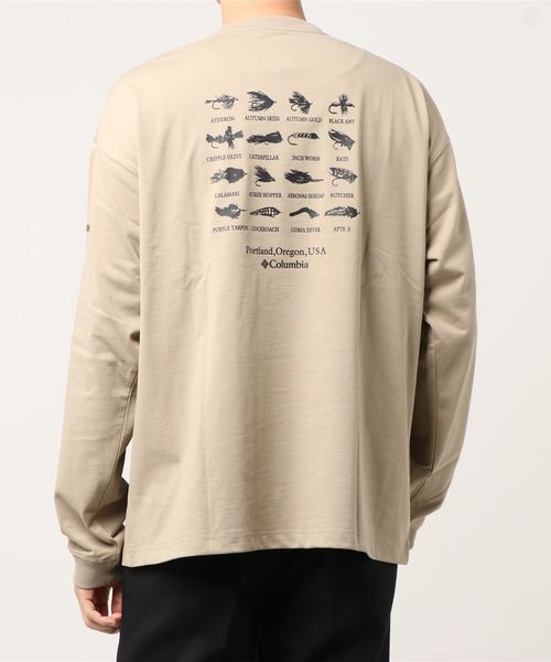 Columbia（コロンビア）の「Columbia Imperial ParkロンT PM0201（Tシャツ/カットソー・メンズ・ベージュ/ホワイト/ブラック・L/XL/M）」の14枚目の写真