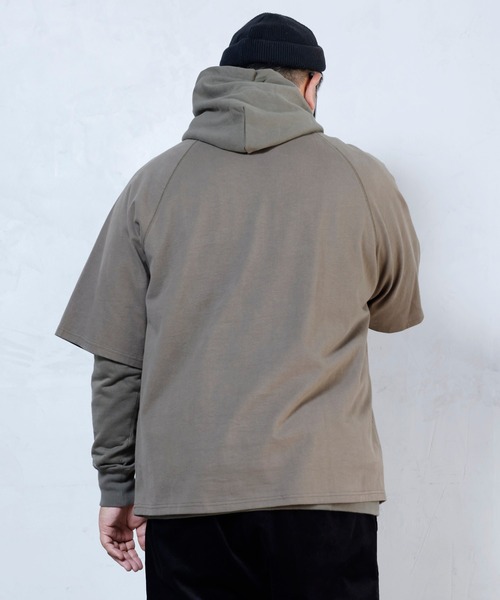 BUCCA 44(ブッカフォーティーフォー)の「【BUCCA 44】オーバーシルエットロゴカットソー(Tシャツ/カットソー・メンズ・ホワイト/カーキ・MEDIUM/LARGE/X-LARGE/XX-LARGE/XXX-LARGE)」の6枚目の写真