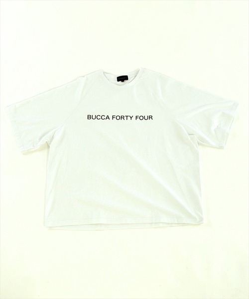 BUCCA 44(ブッカフォーティーフォー)の「【BUCCA 44】オーバーシルエットロゴカットソー(Tシャツ/カットソー・メンズ・ホワイト/カーキ・MEDIUM/LARGE/X-LARGE/XX-LARGE/XXX-LARGE)」の20枚目の写真