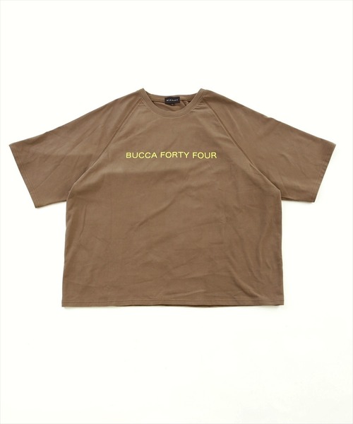 BUCCA 44(ブッカフォーティーフォー)の「【BUCCA 44】オーバーシルエットロゴカットソー(Tシャツ/カットソー・メンズ・ホワイト/カーキ・MEDIUM/LARGE/X-LARGE/XX-LARGE/XXX-LARGE)」の19枚目の写真