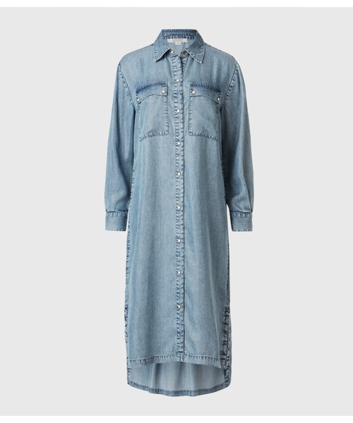 malion vintage denim dress デニム ワンピース Classic Denim Dress