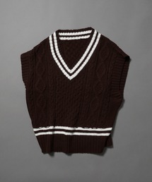 neu-tre | 【WEARISTA Kumika】チルデンニットベスト(ベスト)