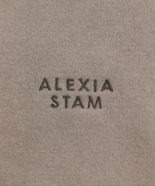 ALEXIA STAM(アリシアスタン)の「【ViVi 2月号掲載】Logo Cropped Hoodie & Jogger Pants Set/ロゴクロップドフーディー&ジョガーパンツセット(スウェットパンツ・レディース・グレー/モカ/ライトベージュ・S/M)」の9枚目の写真